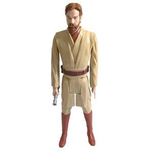 Star Wars Young Obi-Wan Kenobi Jedi 12” Action Figure Hasbro 2013